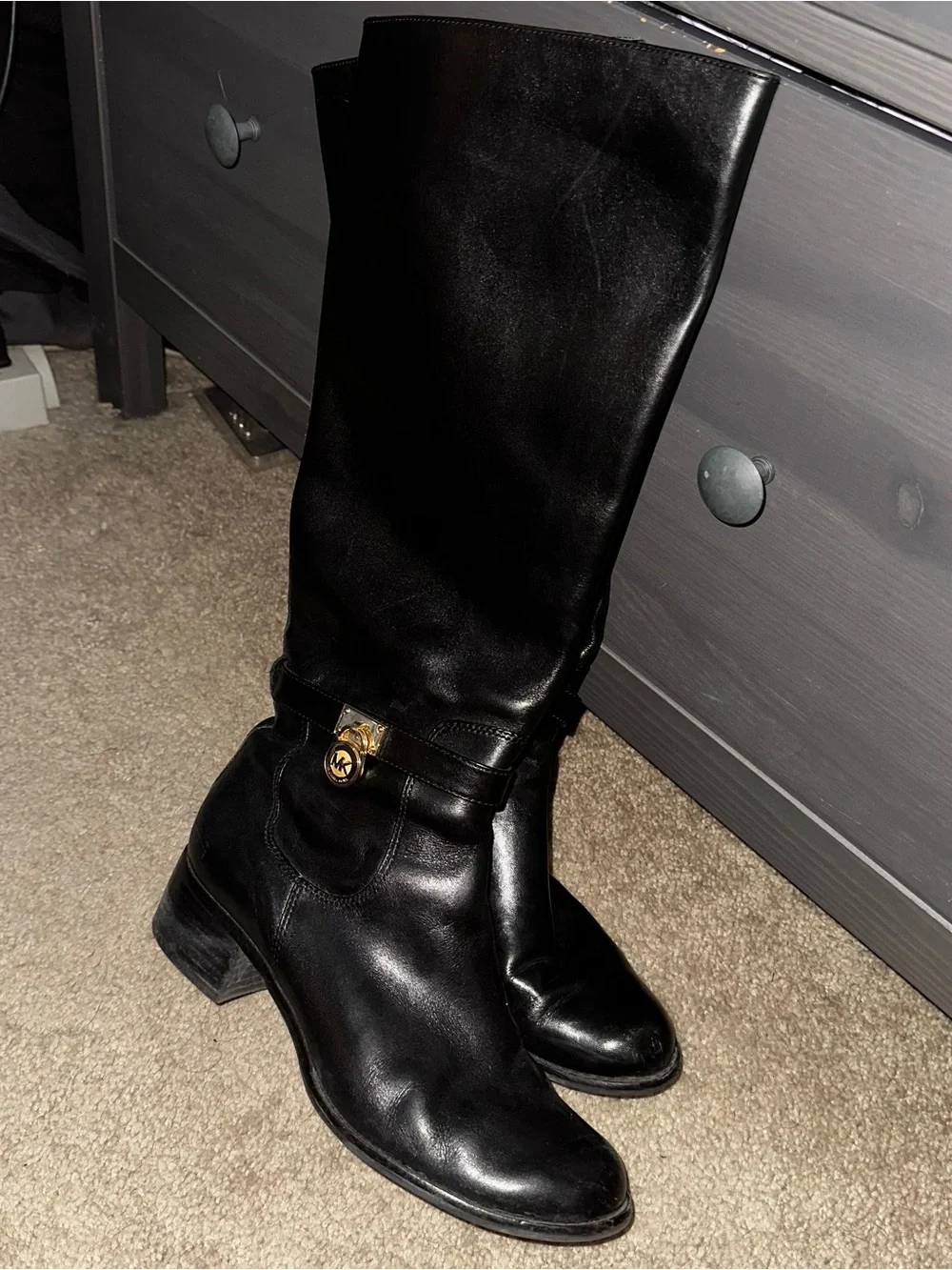 Black Tall Michael Kors Boots